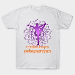 Utthiita Hasta Padgustasana Yoga Pose T-Shirt